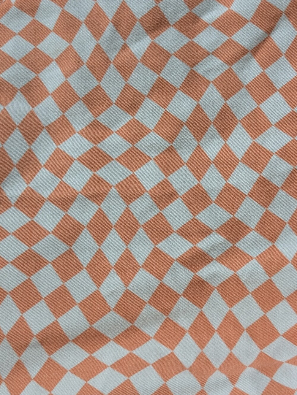 Wildfang Orange Checkered Jumpsuit, Sz Small - Picture 6 of 7